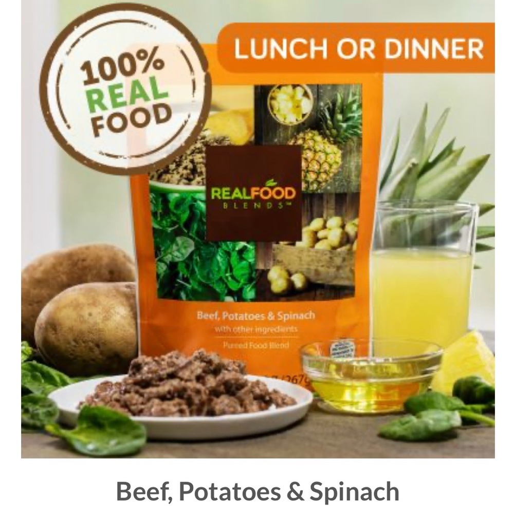 Real Food Blends Beef Potatoes & Spinach